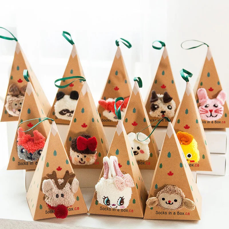 Animal Socks in a Box