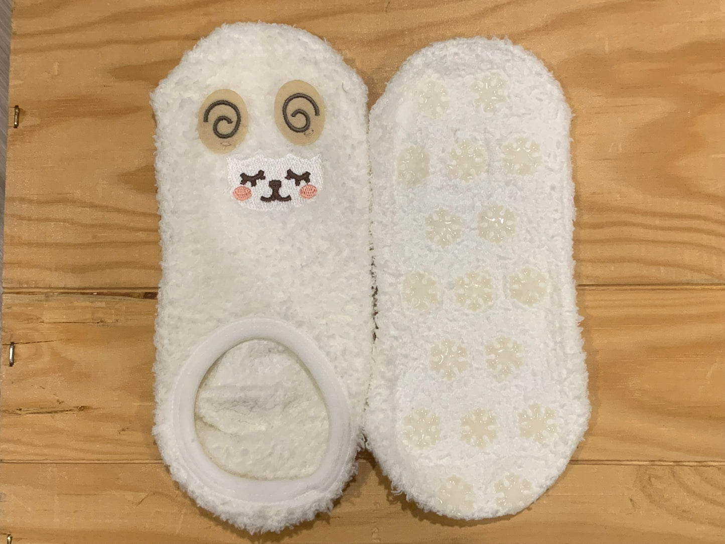White Sheep Slipper Socks in a Box