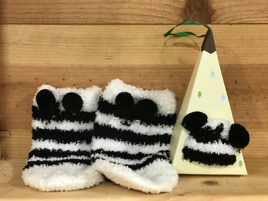 Baby Panda Socks in a Box for Toddlers