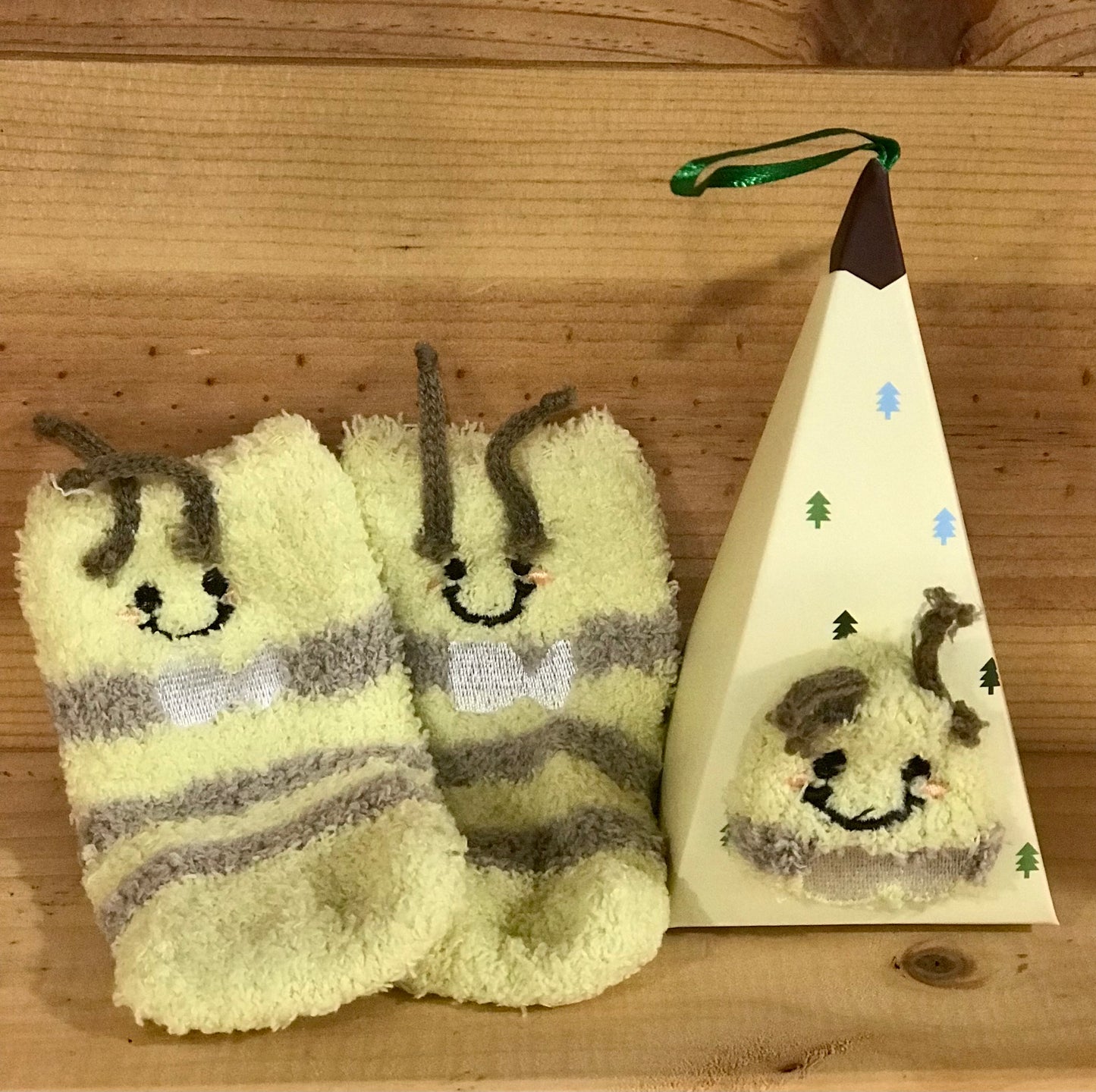 Baby Bumble Bee Socks in a Box for Toddlers