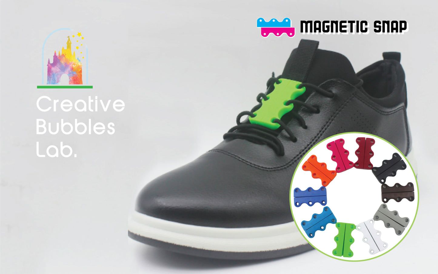 Magnetic Snap Handsfree magnetic shoelaces