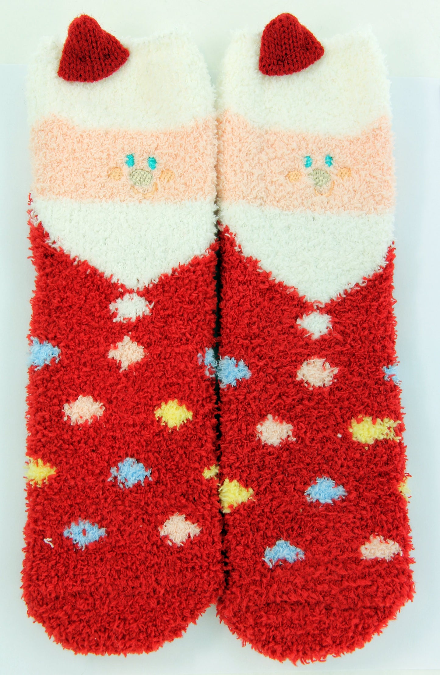 Santa Clause Christmas Socks in a Box