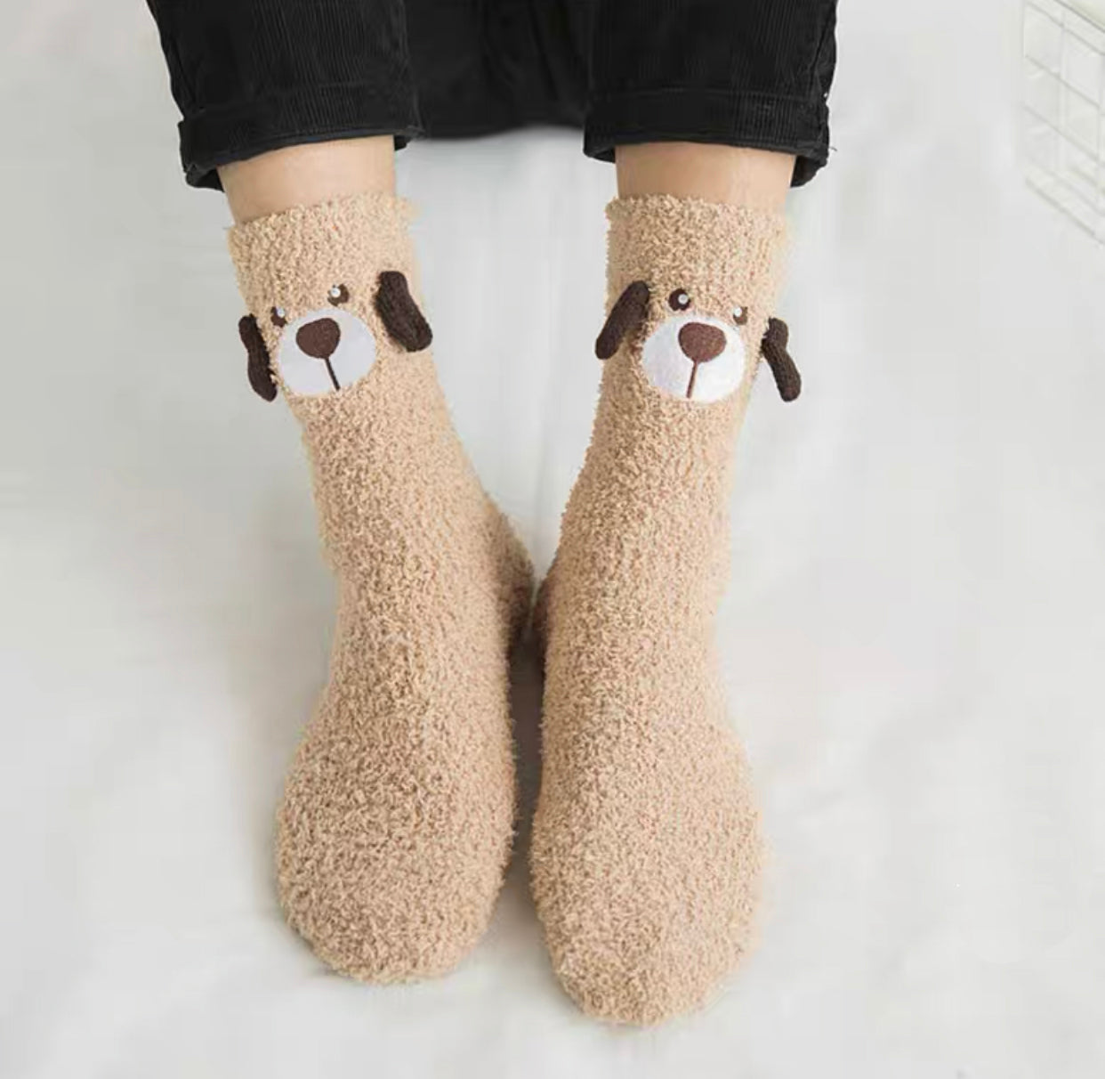 Goofy Dog Socks in a Box