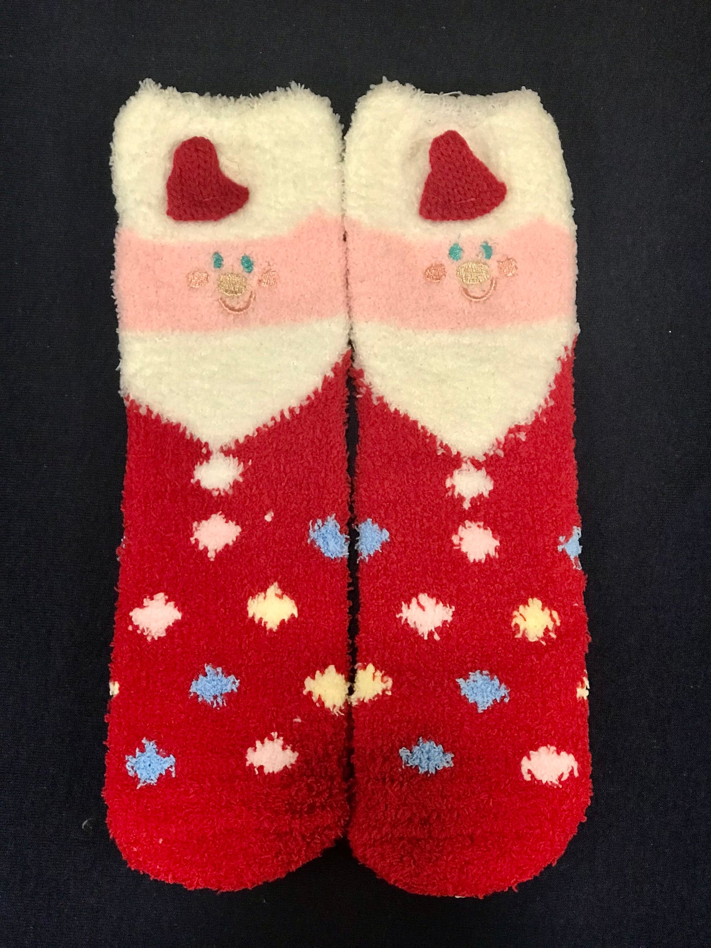 Santa Clause Christmas Socks in a Box
