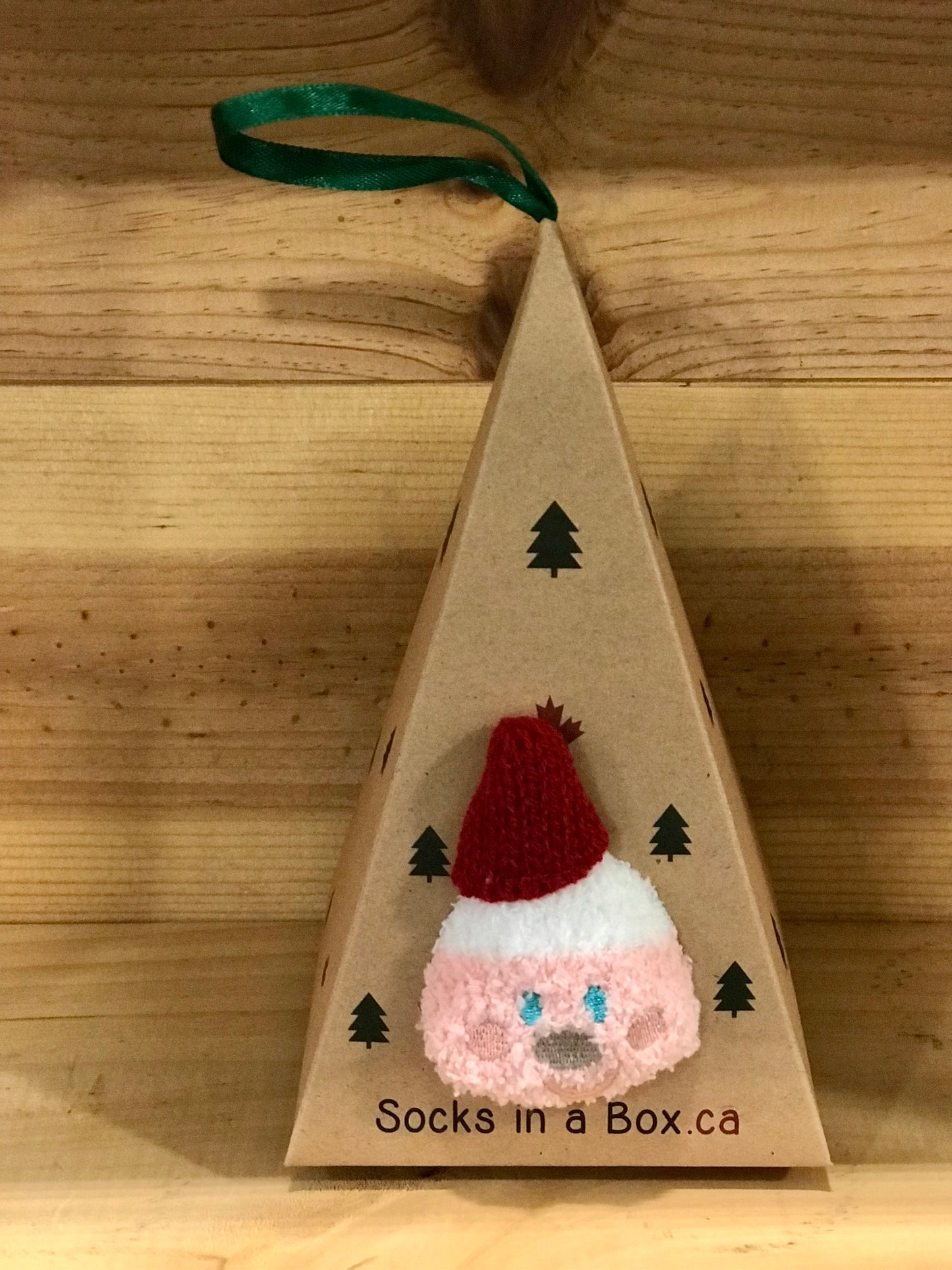 Santa Clause Christmas Socks in a Box