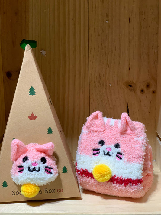 Lucky Cat Socks in a Box