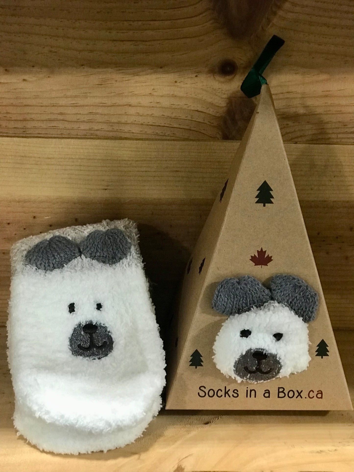 Polar Bear Socks in a Box