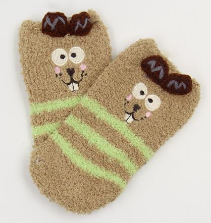 Baby Beaver Socks in a Box for Toddlers