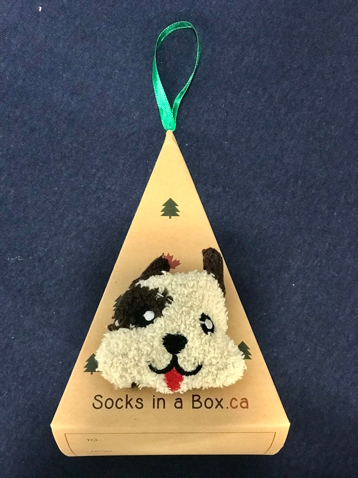 Brown Puppy Socks in a Box