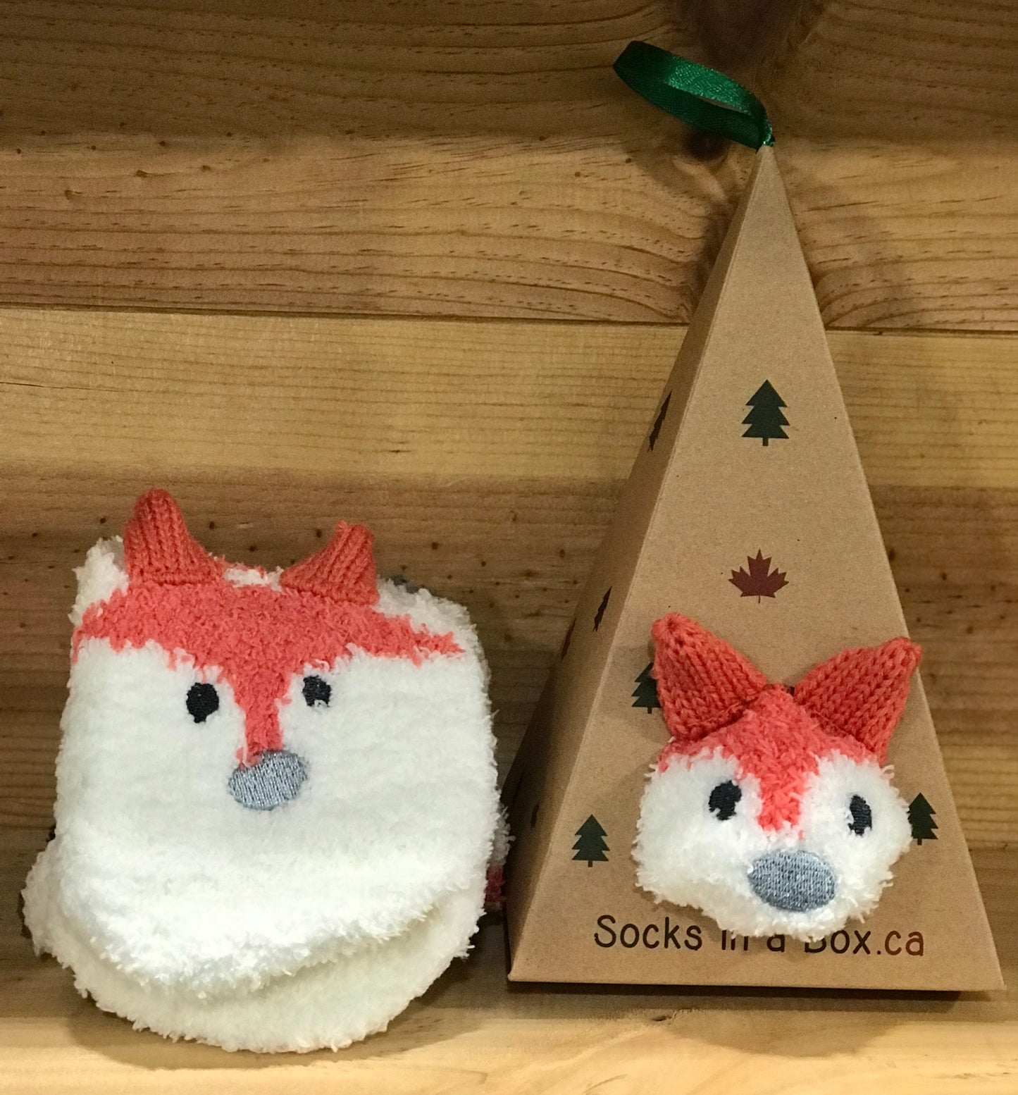 Fox Socks in a Box