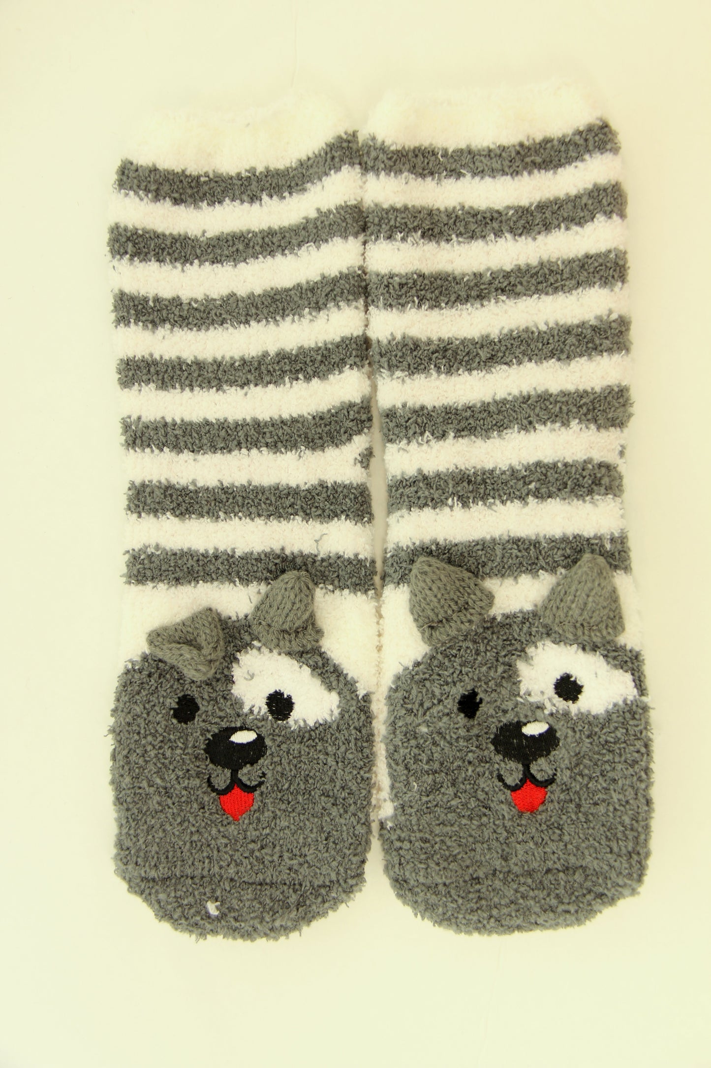 Grey Puppy Dog Socks in a Box